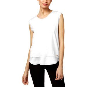 Calvin Klein Layered Sleeveless Blouse